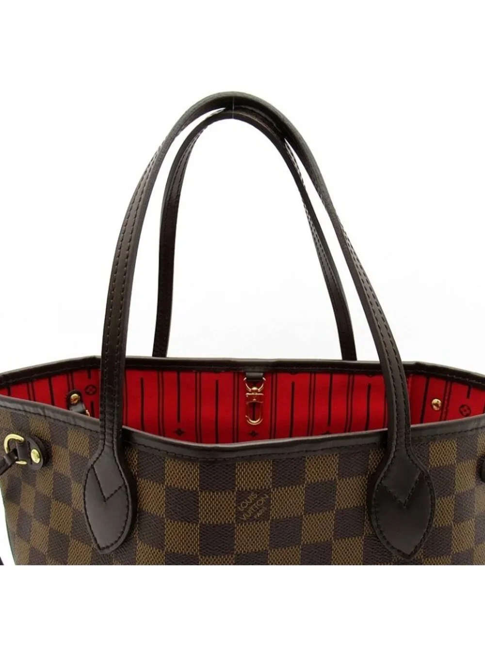 Louis Vuitton Neverfull PM Damier Tote Brown